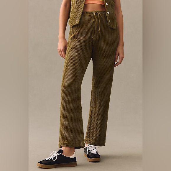 DONNI. Pants - Donni. Waffle Painter Pants